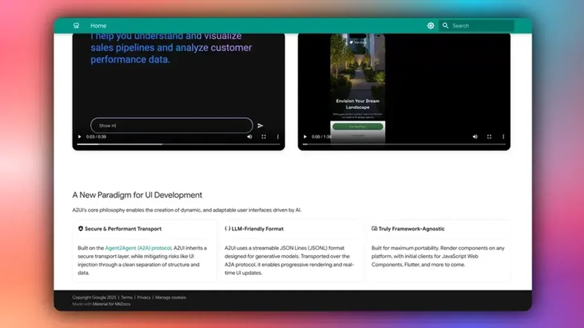 A2UI v0.9: Generative UI ăn rơ với design system của bạn, CopilotKit hỗ trợ Day-0