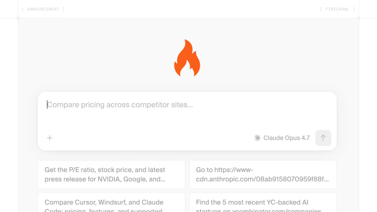 Firecrawl mở mã nguồn web-agent: tự build agent nghiên cứu web có cấu trúc