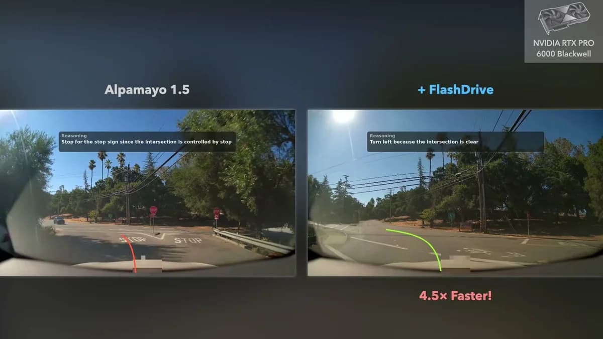 FlashDrive: Reasoning VLA cho xe tự lái chạy real-time — 716ms xuống 159ms, zero accuracy loss