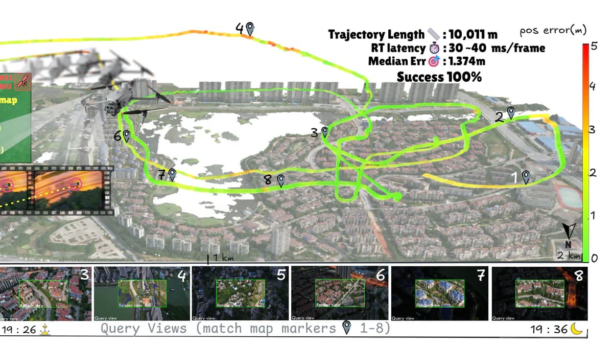 PiLoT: drone tự định vị bằng camera, sai số 1.37m, không cần GPS