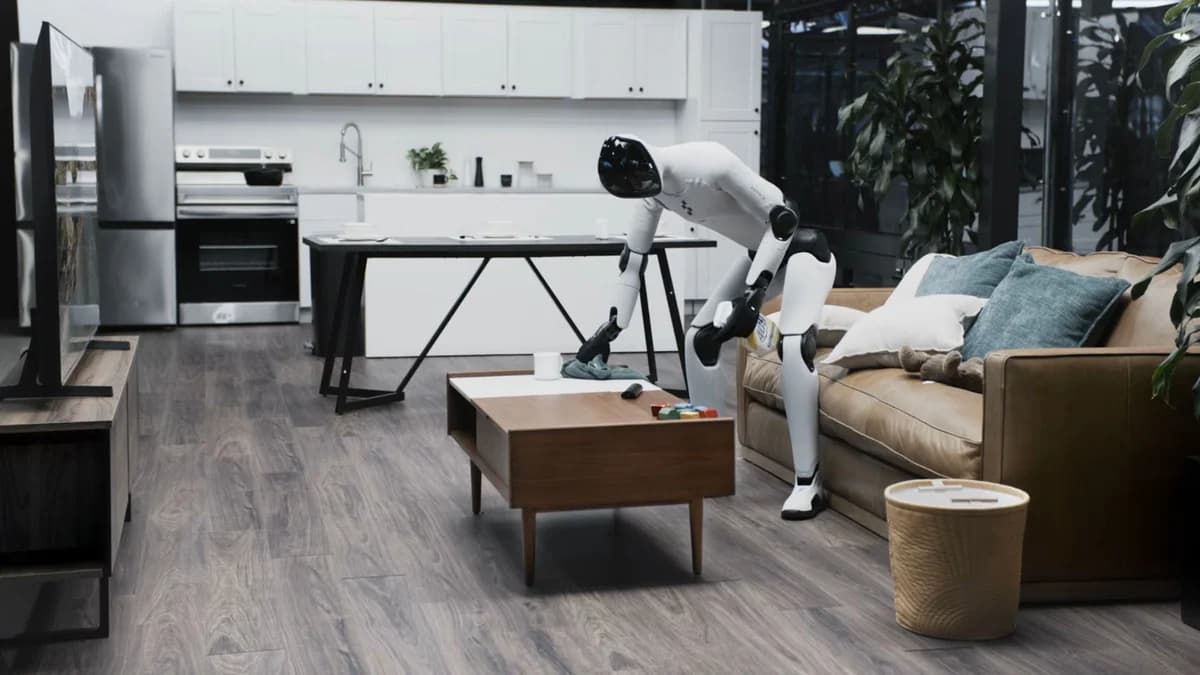 Helix 02 tự dọn phòng khách: một mạng neural, 61 hành động, zero code mới