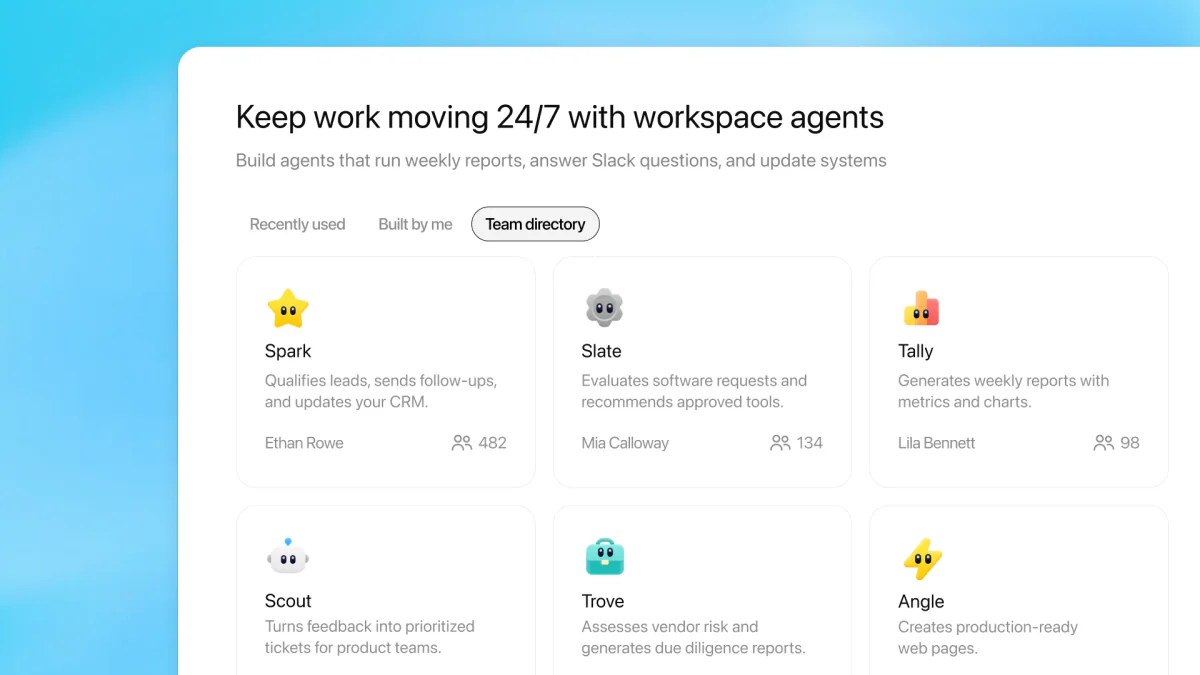 OpenAI ra mắt Workspace Agents: biến ChatGPT thành nền tảng tự động hoá cho team