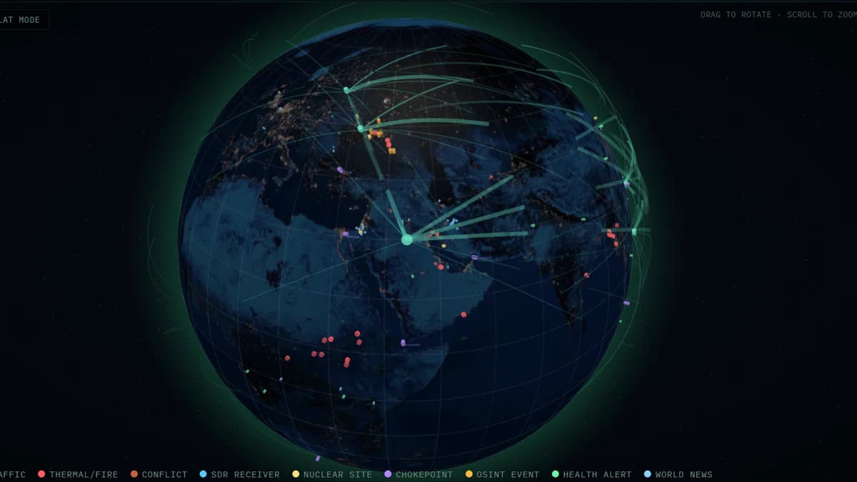 Crucix: chạy trung tâm OSINT trị giá 6 con số trên laptop của bạn — miễn phí, tự host