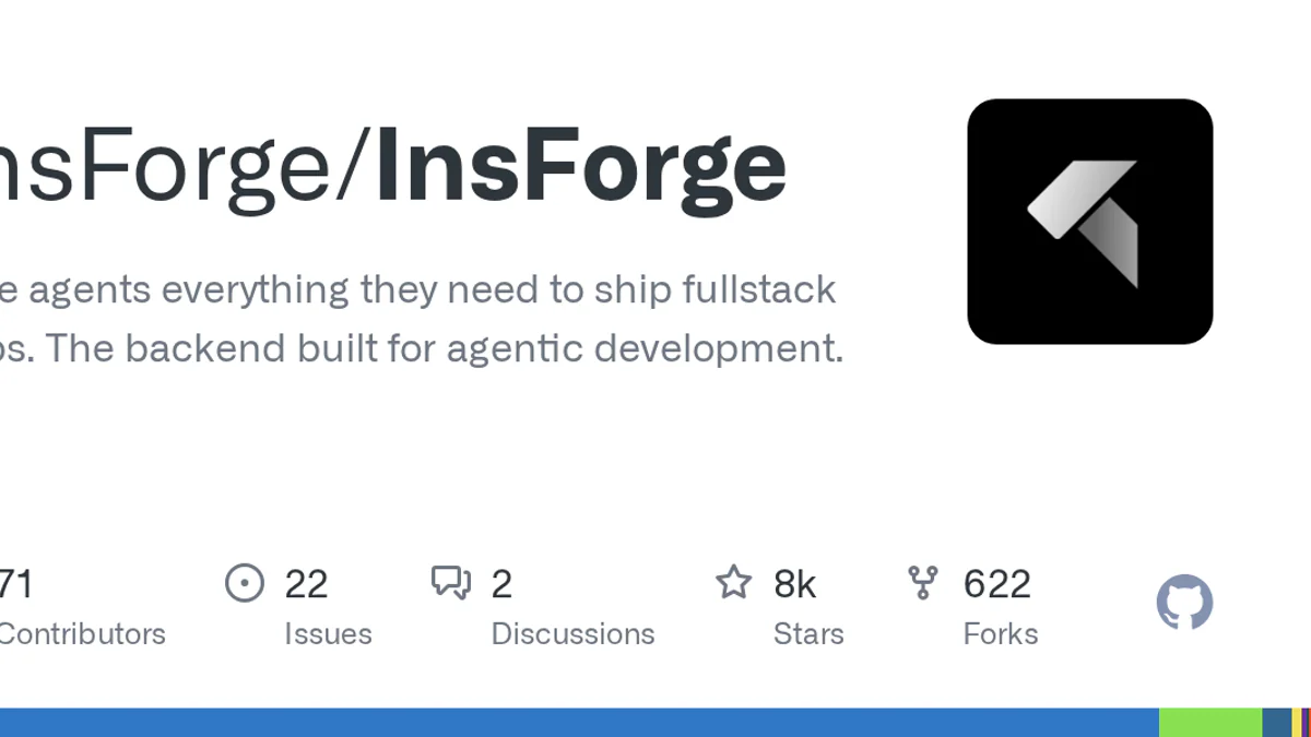 InsForge: Backend built for AI coding agents, not humans