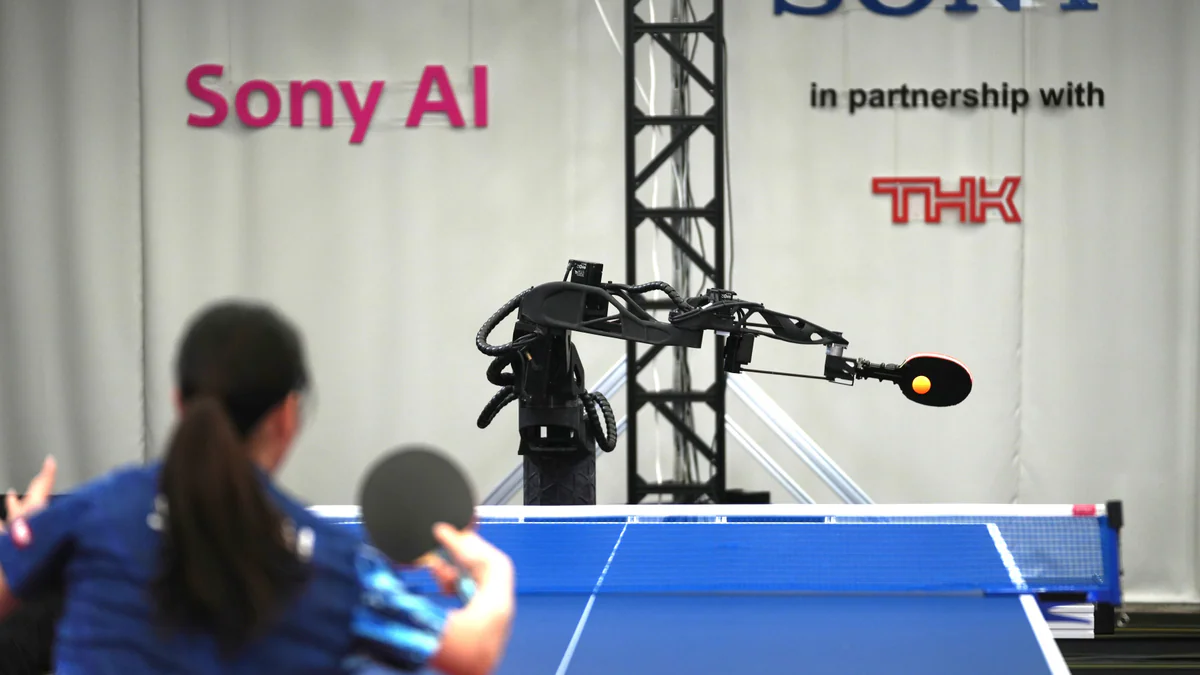 Sony AI "Ace" — Robot đầu tiên chơi bóng bàn ngang tầm VĐV chuyên nghiệp