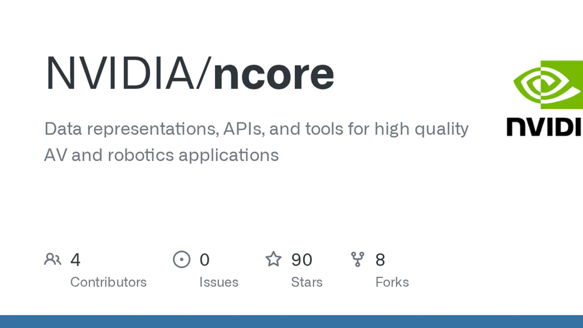 NVIDIA NCore: The Open-Source Data Format That Could End Sensor-Data Chaos in Physical AI