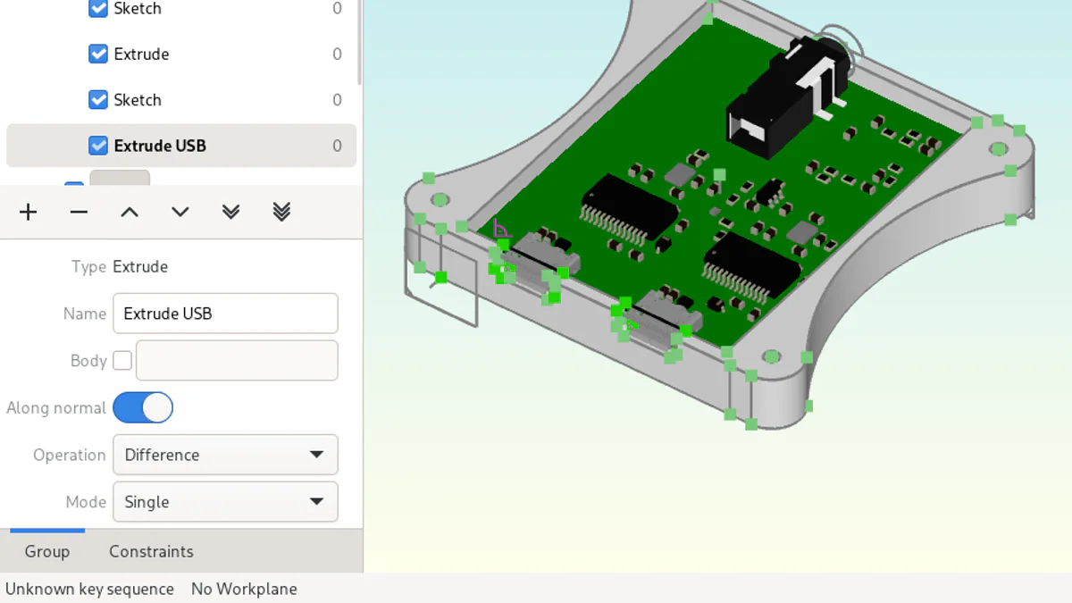 Dune 3D: CAD tham số mã nguồn mở có STEP, fillet và 3D constraints — không còn phải chọn giữa FreeCAD và SolveSpace