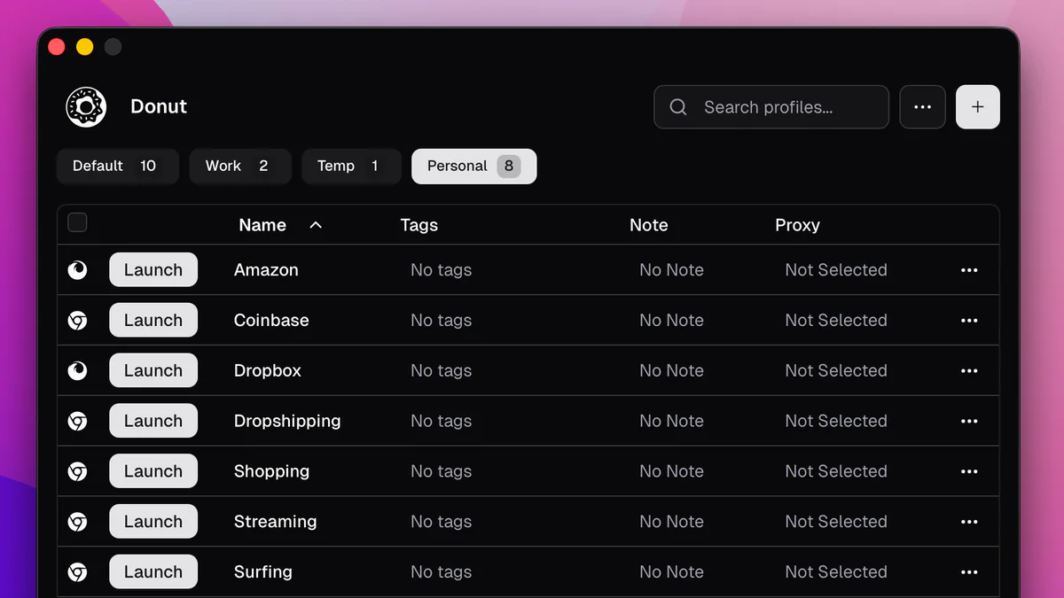 Donut Browser: Open-Source Anti-Detect Browser Với Wayfern + Camoufox Engine