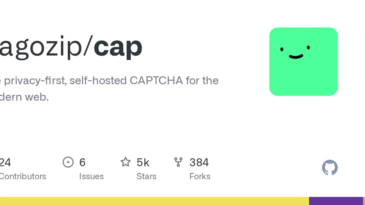 Cap: thư viện CAPTCHA mã nguồn mở 20kb thay thế reCAPTCHA, không tracking