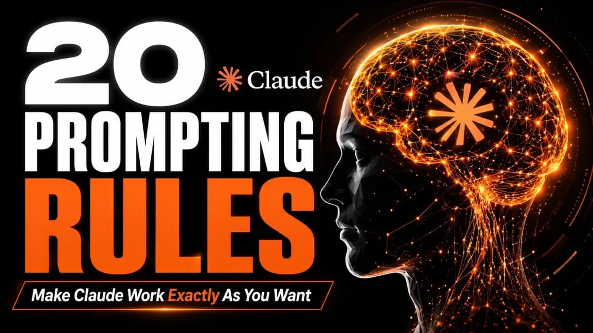 20 quy tắc prompting giúp Claude hoạt động đúng như bạn mong đợi