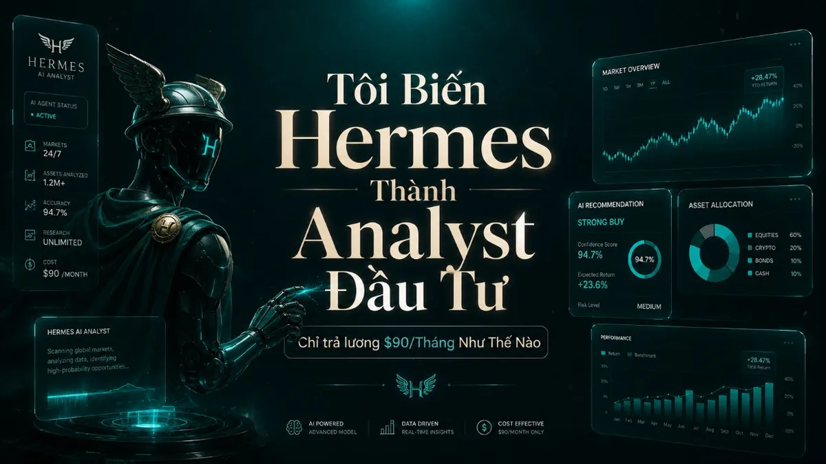 Tôi Biến Hermes Thành Analyst Đầu Tư chỉ trả lương $90/Tháng Như Thế Nào