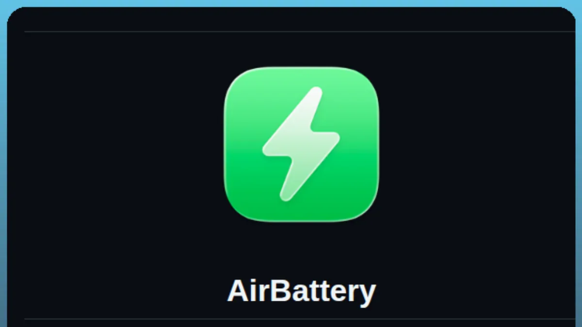AirBattery: Theo dõi pin tất cả thiết bị Apple từ một màn hình trên Mac