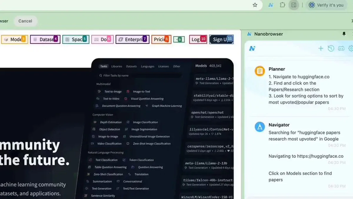 Nanobrowser - AI Agent Miễn Phí Sống Ngay Trong Trình Duyệt Của Bạn