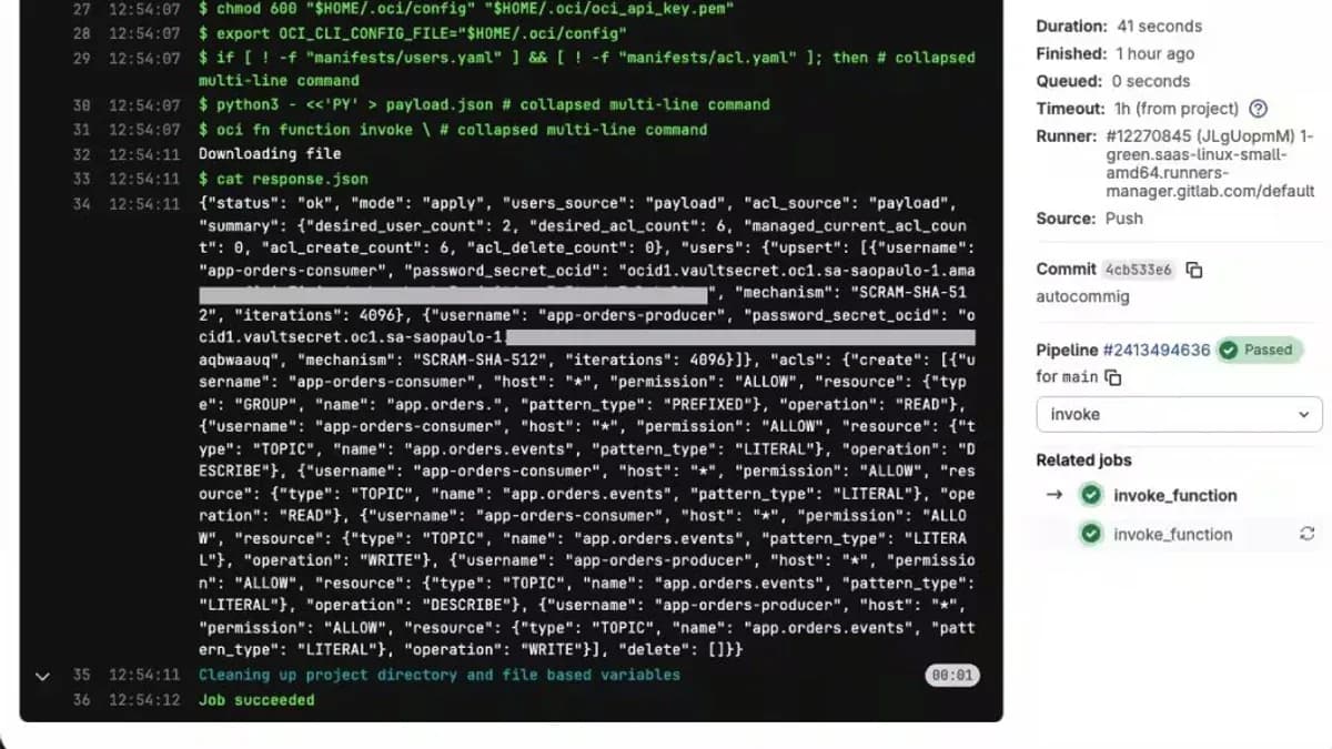 Quản lý Kafka Users và ACLs theo phong cách GitOps - Không lưu secret trong repo