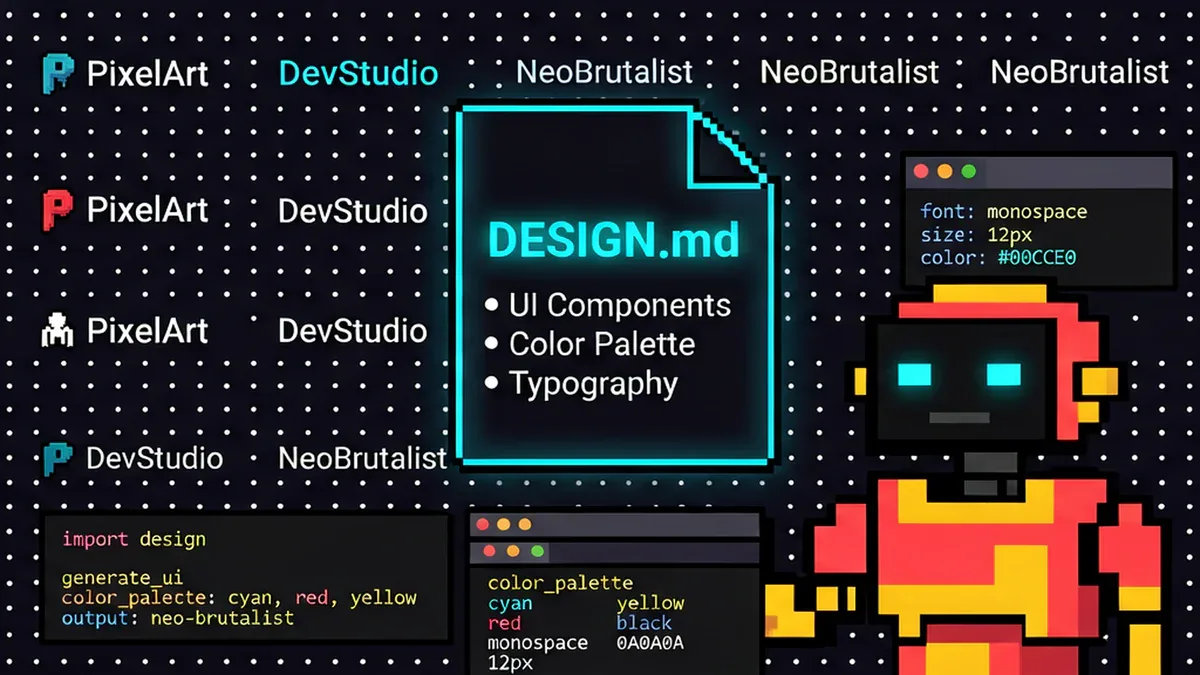 awesome-design-md: Bộ sưu tập 73 DESIGN.md giúp AI agents generate UI đúng brand