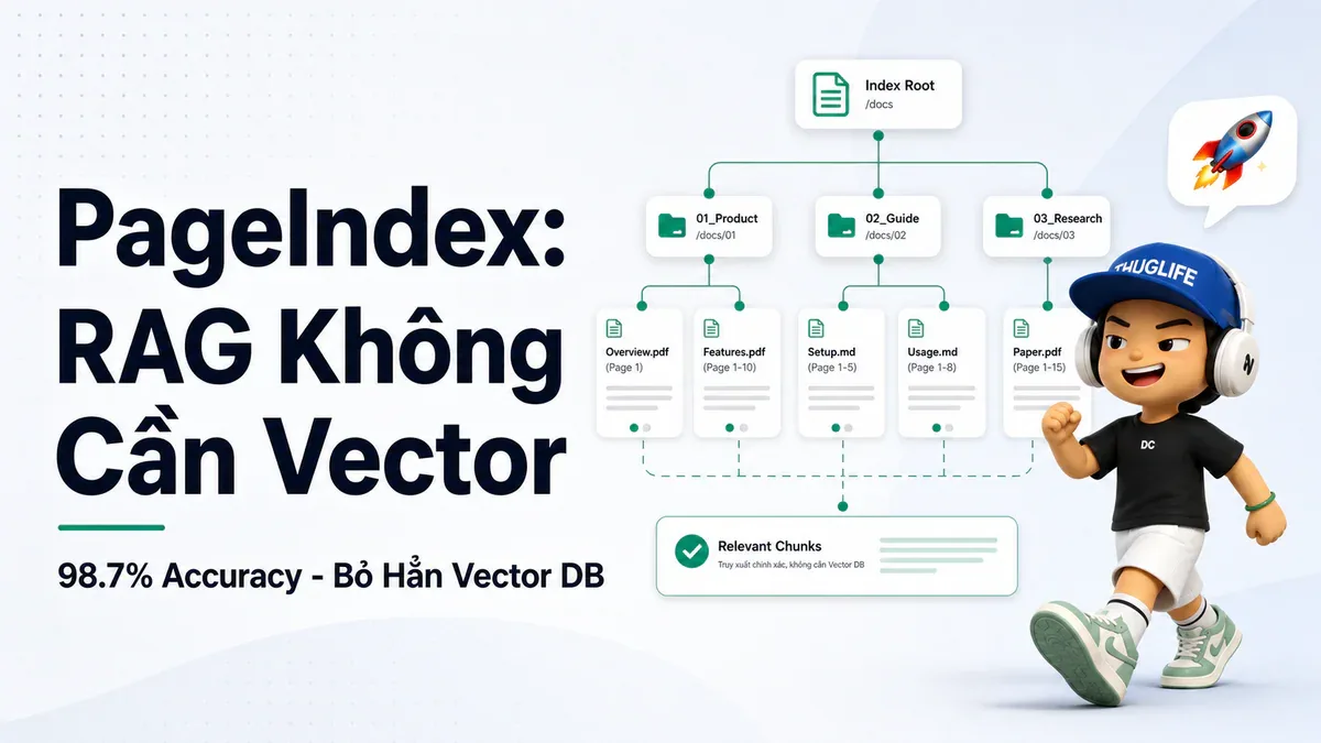 PageIndex: Khi RAG Bỏ Hẳn Vector Database Mà Vẫn Đạt 98.7% Accuracy