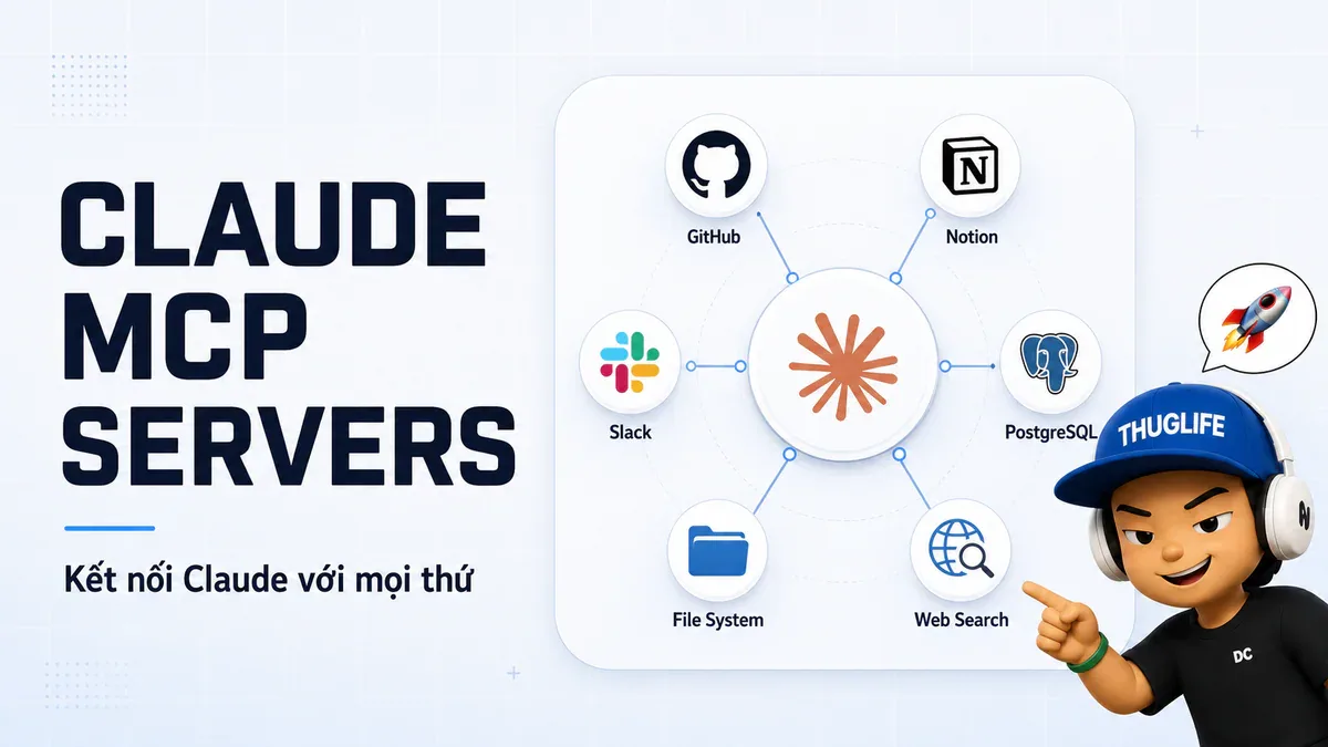 Claude MCP Servers: Hướng Dẫn Đầy Đủ Từ 0 Đến Kết Nối Mọi Thứ