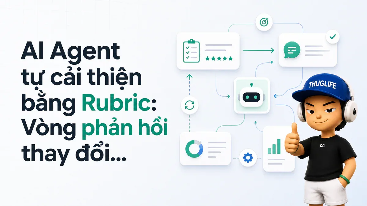 AI Agent tự cải thiện bằng Rubric: Vòng phản hồi thay đổi cuộc chơi