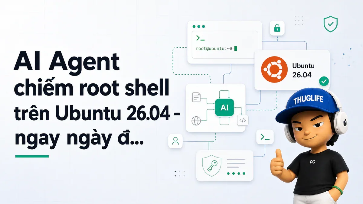 AI Agent chiếm root shell trên Ubuntu 26.04 - ngay ngày đầu ra mắt