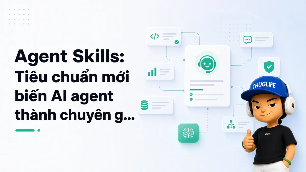 Agent Skills: Tiêu chuẩn mới biến AI agent thành chuyên gia theo yêu cầu