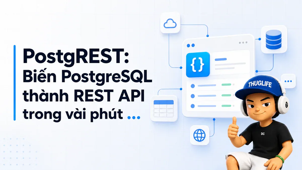 PostgREST: Biến PostgreSQL thành REST API trong vài phút (không cần viết backend)