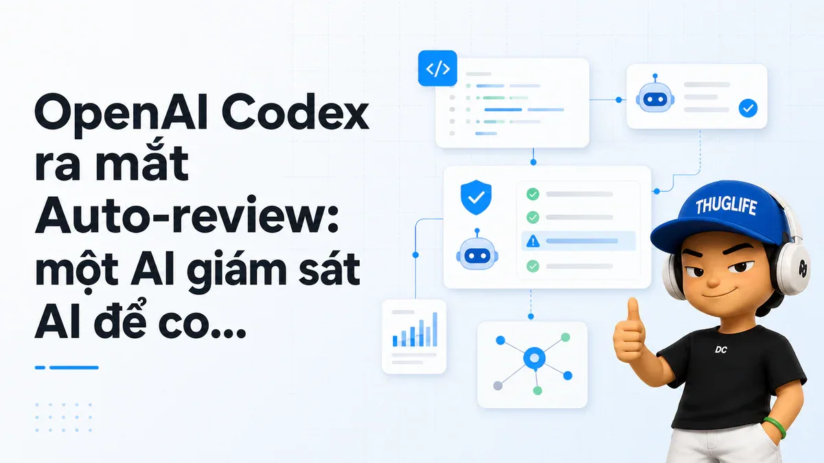 OpenAI Codex ra mắt Auto-review: một AI giám sát AI để code chạy 7 tiếng không cần bạn ngồi canh