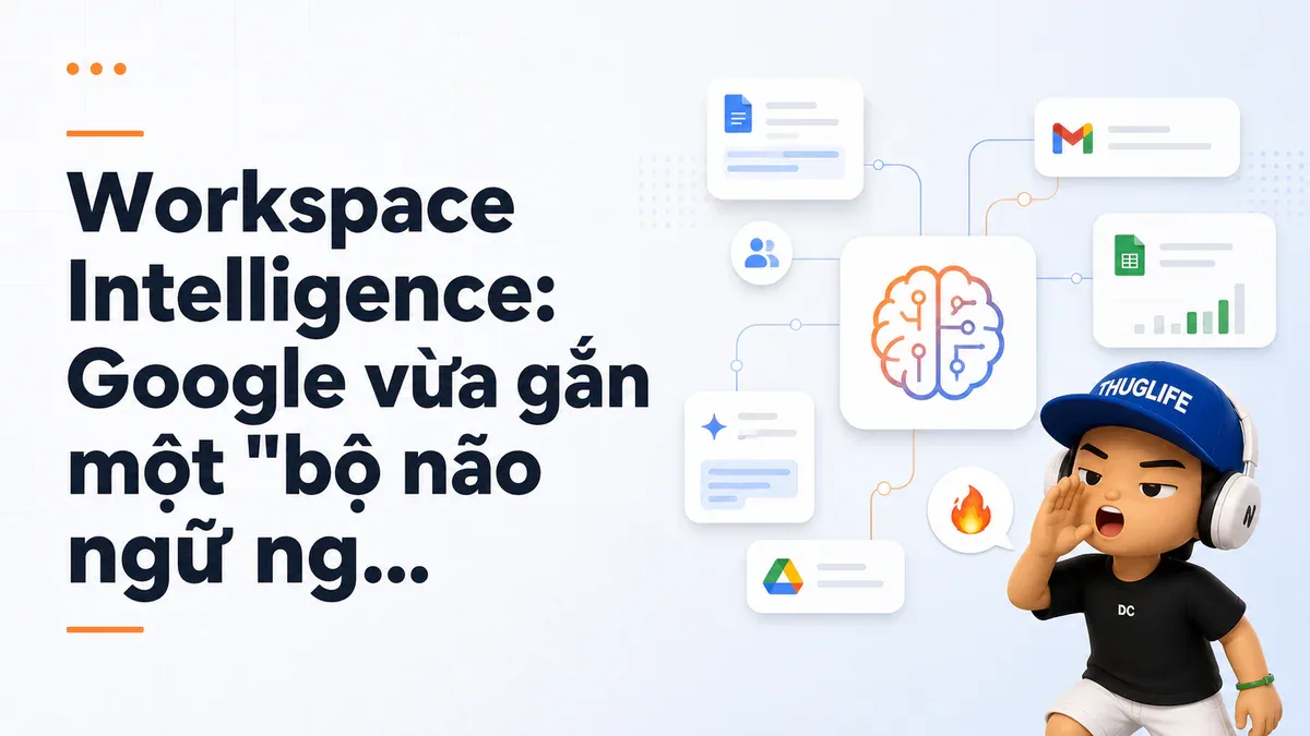 Workspace Intelligence: Google vừa gắn một "bộ não ngữ nghĩa" cho toàn bộ Gmail, Docs, Sheets, Chat