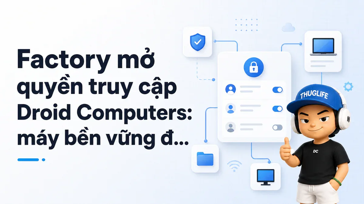 Factory mở quyền truy cập Droid Computers: máy bền vững để điều phối agent lập trình từ xa