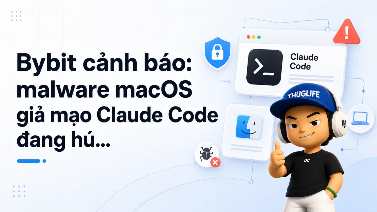 Bybit cảnh báo: malware macOS giả mạo Claude Code đang hút sạch ví crypto