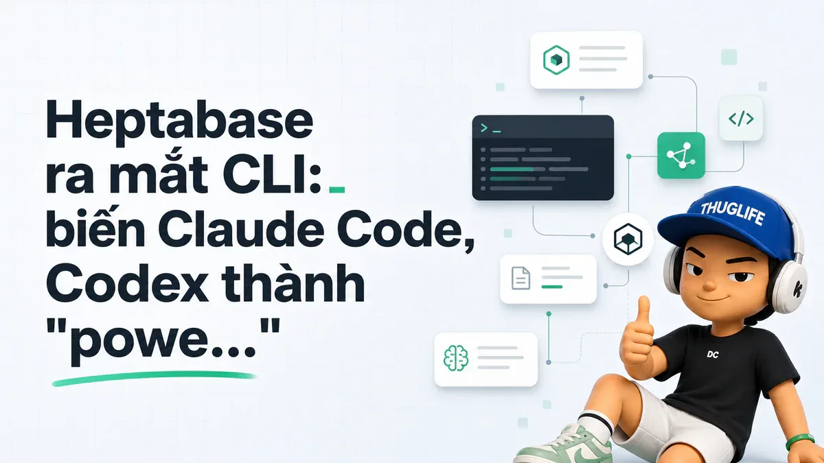 Heptabase ra mắt CLI: biến Claude Code, Codex thành "power user" của kho tri thức cá nhân