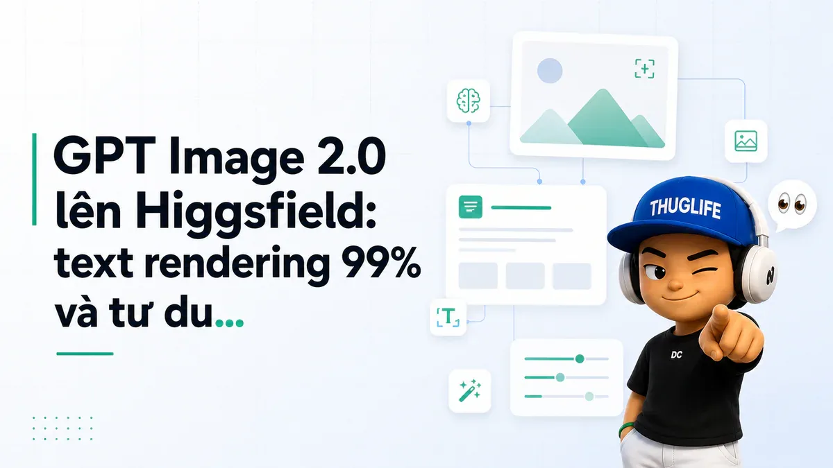 GPT Image 2.0 lên Higgsfield: text rendering 99% và tư duy kiểu ChatGPT trong mô hình ảnh SOTA của OpenAI