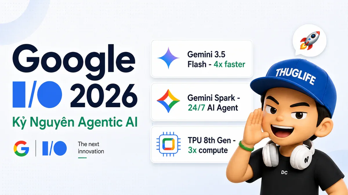 Google I/O 2026: Kỷ Nguyên Agentic AI Chính Thức Bắt Đầu