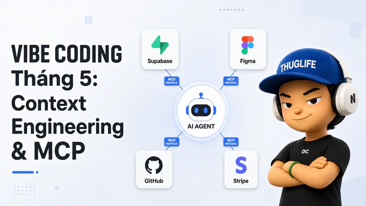 Lộ trình Vibe Coding 6 tháng - P5: Context Engineering và Model Context Protocol