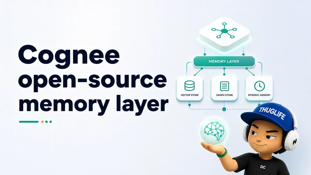 Cognee: open-source memory layer đưa AI agents thoát khỏi 'mất trí' sau mỗi session
