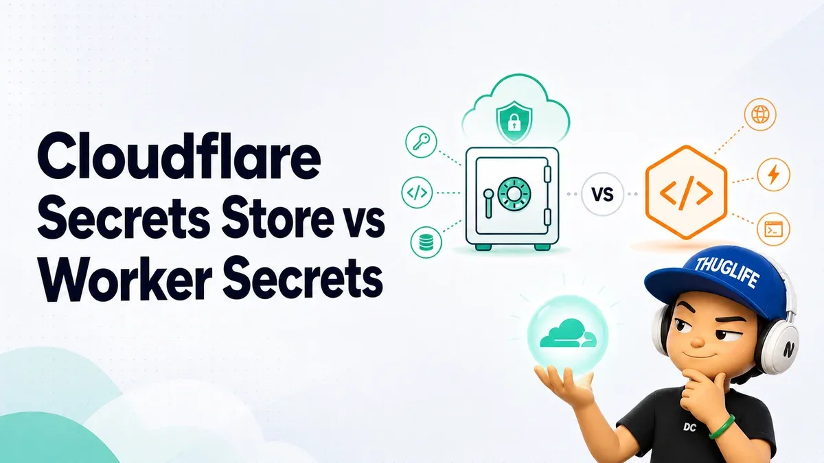Cloudflare Secrets Store vs Worker Secrets: chọn cái nào cho app của bạn?