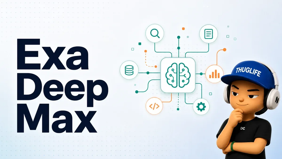 Exa Deep Max: Agentic Search SOTA với Latency Nhanh Hơn 20 Lần