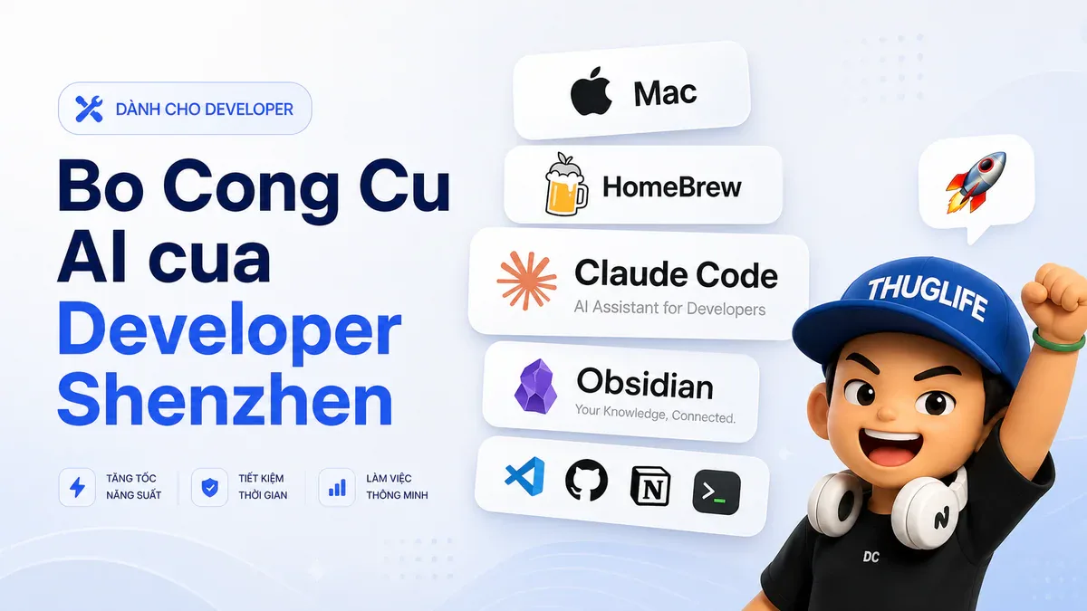 Đổ về Shenzhen làm AI - P1: Bộ công cụ thiết yếu của indie hacker