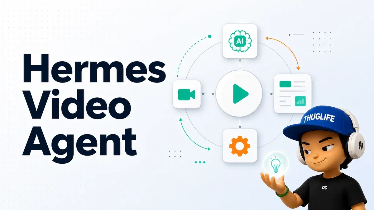 Hermes Video Agent: pipeline tự động "1 URL vào - 1 clip (đã sub) ra", vừa open-source MIT