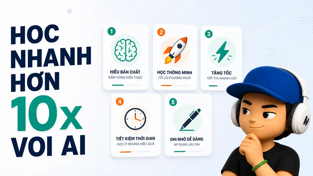 Dan Koe: Cách học bất cứ thứ gì nhanh gấp 10x với AI