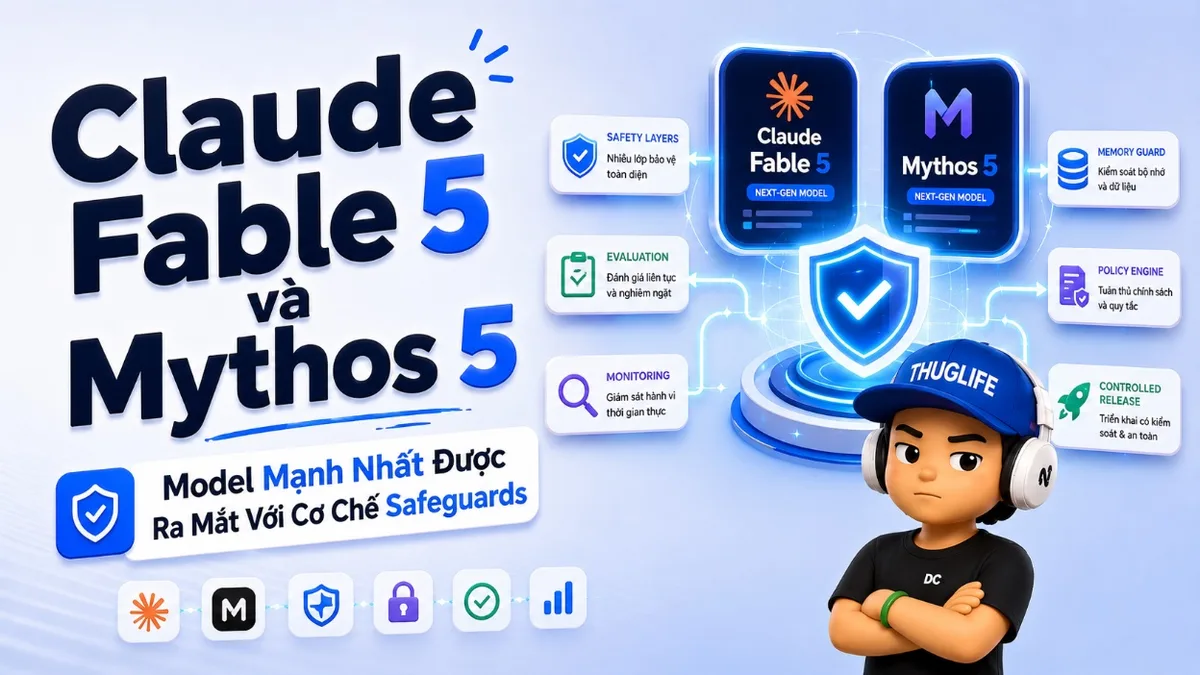 Claude Fable 5 và Mythos 5: Model Mạnh Nhất Được Ra Mắt Với Cơ Chế Safeguards Mới