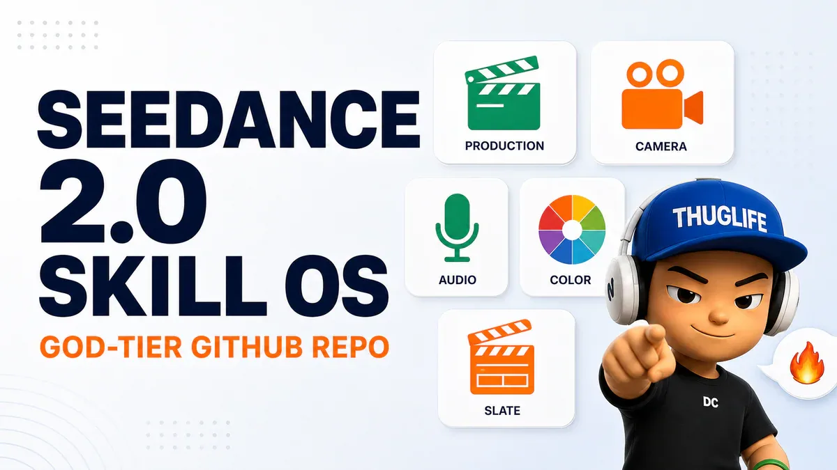 Seedance 2.0 Skill OS: agent OS miễn phí biến Claude Code thành đạo diễn AI