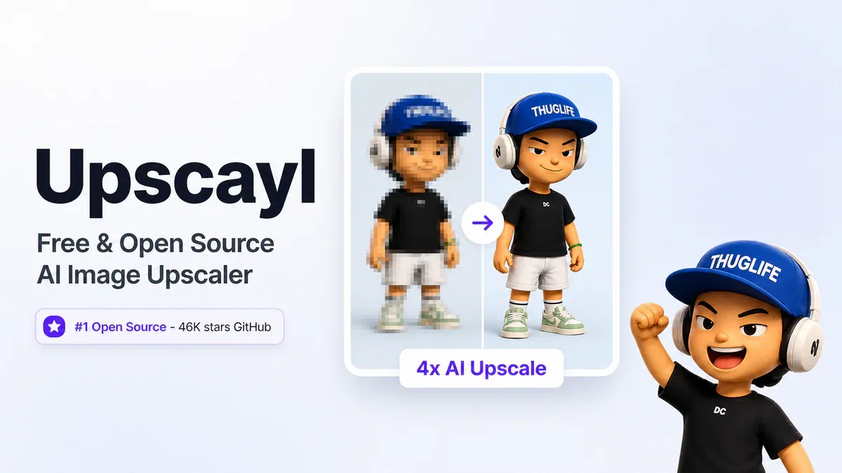 Upscayl - Phần mềm AI upscale ảnh miễn phí, mã nguồn mở đáng dùng nhất