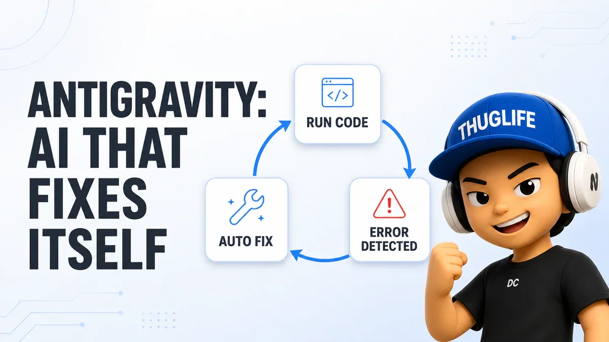 Google Antigravity: AI Agent có thể tự sửa lỗi sau mỗi lần chạy