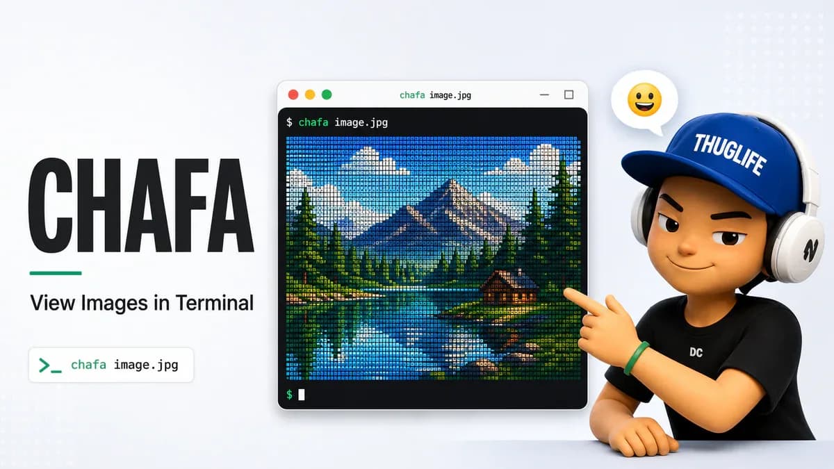 Chafa - Xem ảnh ngay trong Terminal trên Termux, không cần app riêng