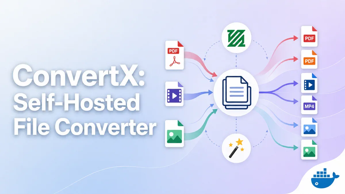 ConvertX: Bộ Chuyển Đổi Tập Tin Tự Lưu Trữ Cho 1000+ Định Dạng