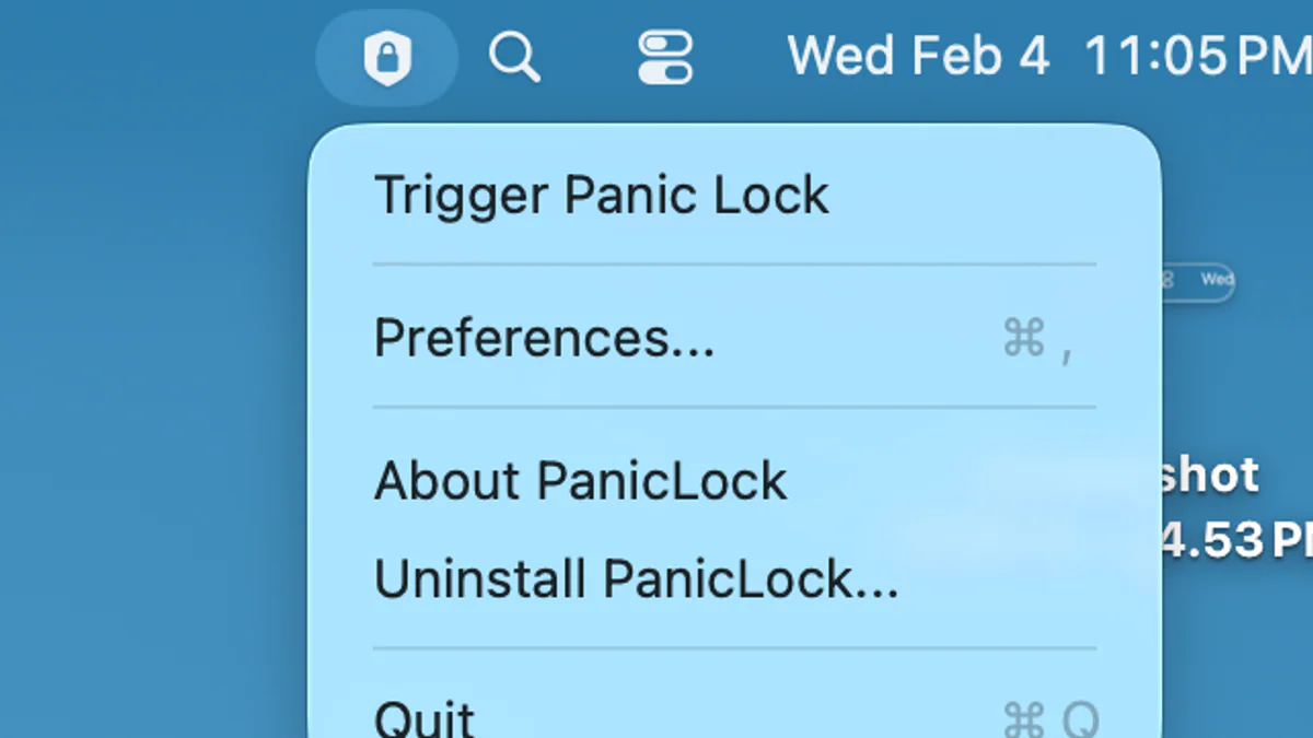 PanicLock: nút khẩn cấp tắt Touch ID và khóa máy Mac chỉ bằng một cú click
