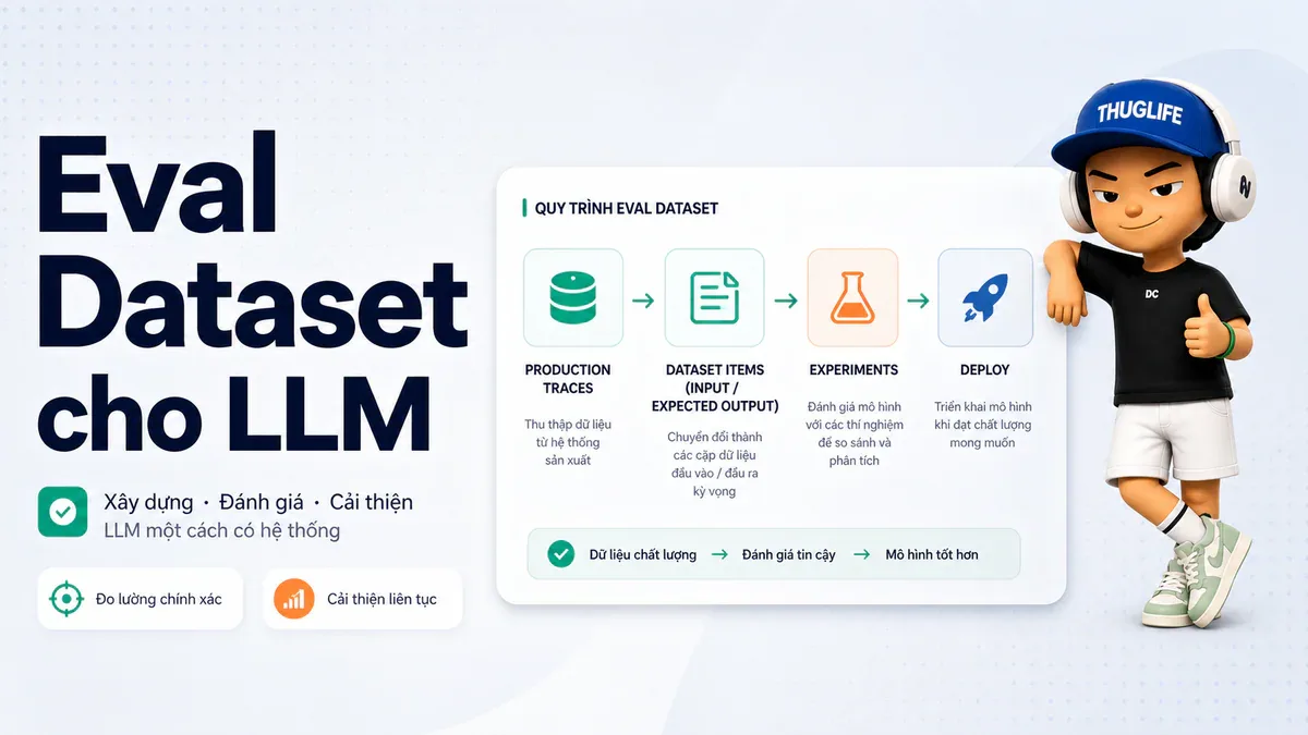 Thiết kế Eval Dataset cho LLM - Nền tảng của vòng lặp AI Engineering