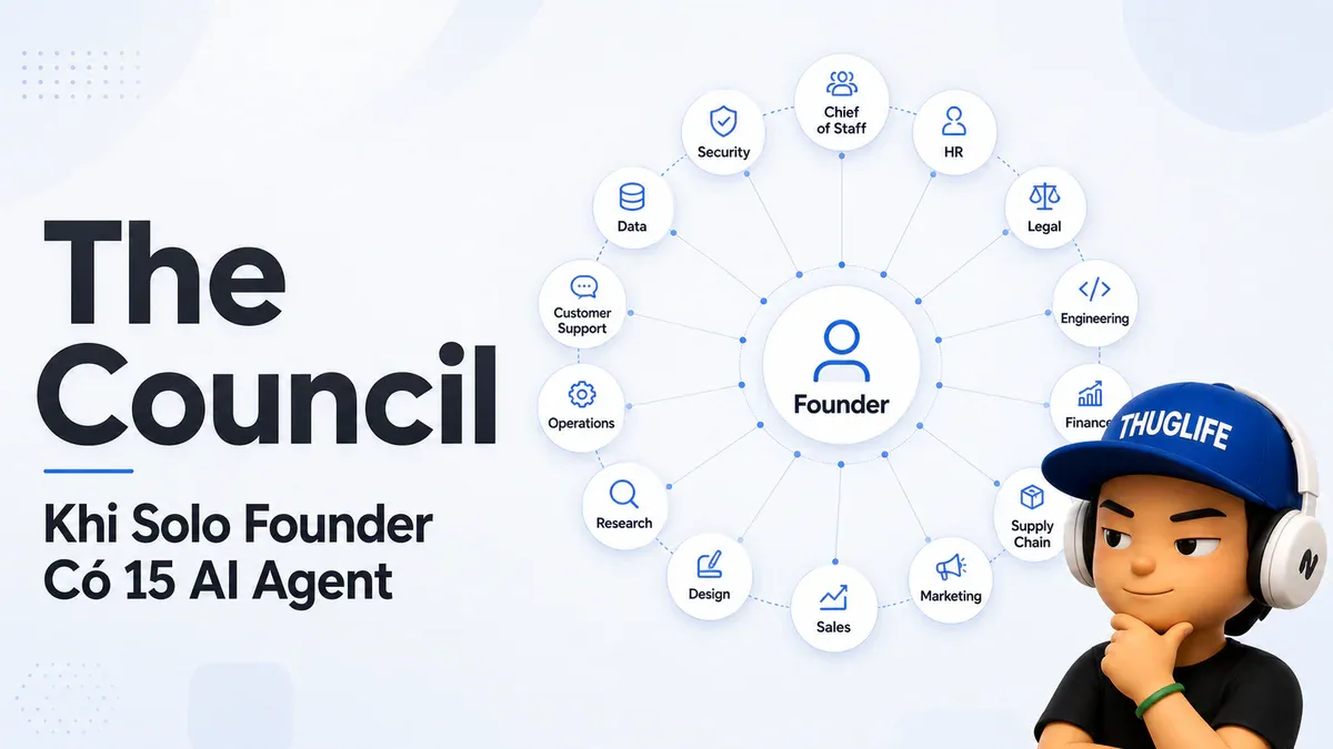 Solo Founder 2026 (Phần 2): The Council và Cuộc Cách Mạng Content