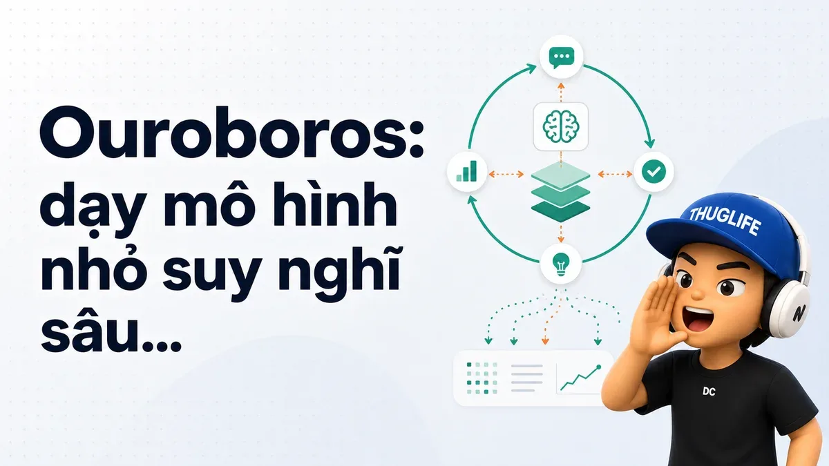 Ouroboros: dạy mô hình nhỏ "suy nghĩ sâu" bằng cách lặp một lớp với hypernetwork