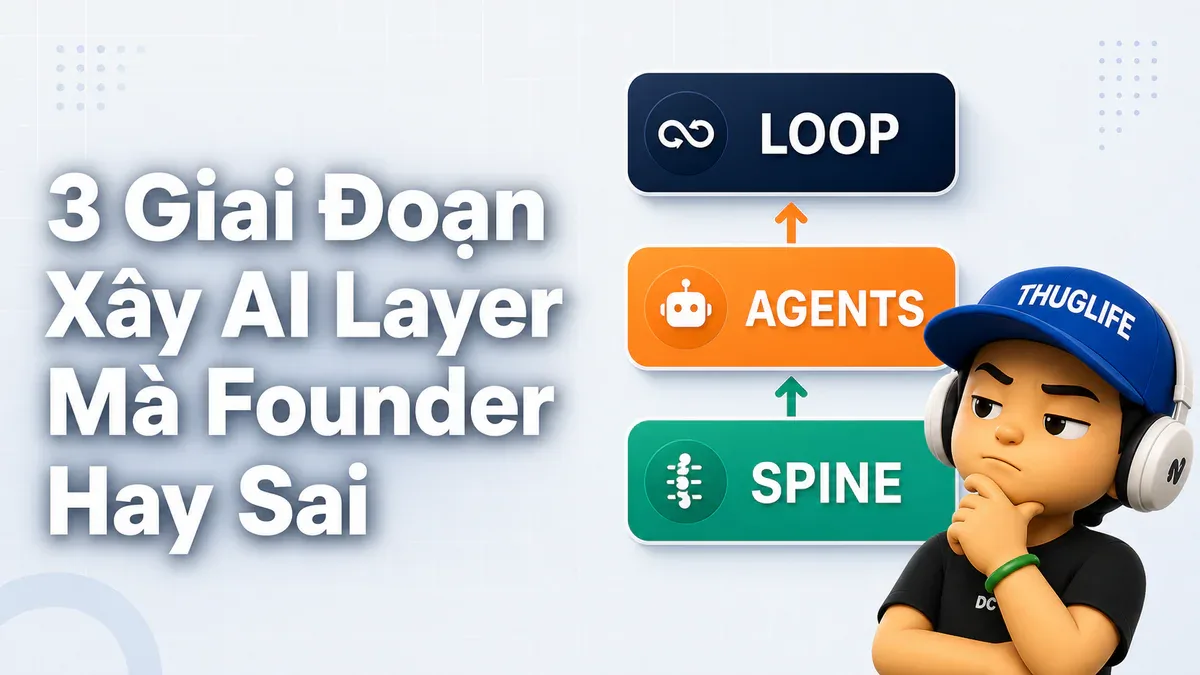 3 Giai Đoạn Xây AI Layer Mà Hầu Hết Services-as-Software Founder Đang Làm Sai